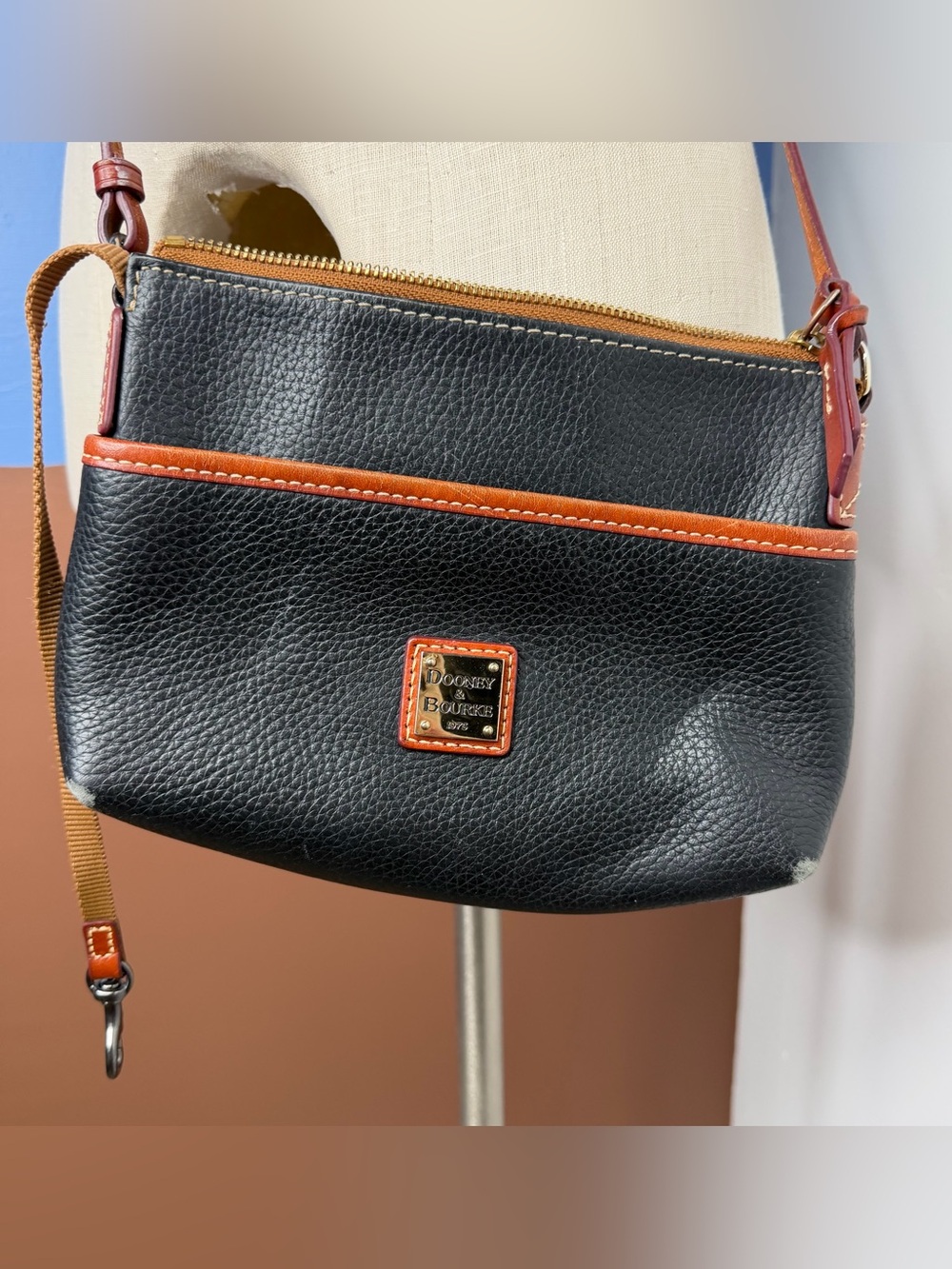 Dooney & Bourke Black Leather Crossbody